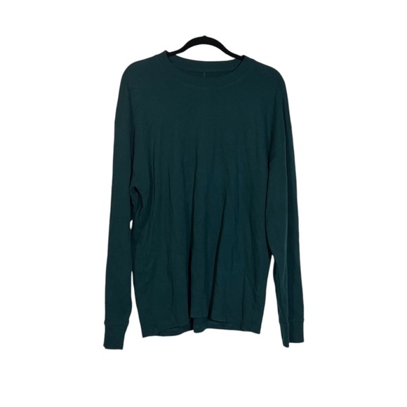 Abercrombie & Fitch Long Sleeve Sweater Ribbed Green Soft A&F Collection Size XL - Picture 1 of 6